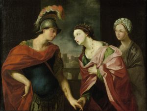 Hector et Andromaque, Johann Heinrich Tischbein XVIIIe