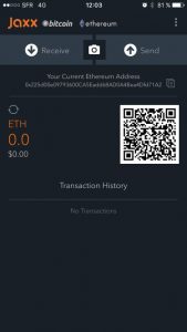 Portefeuille ethereum