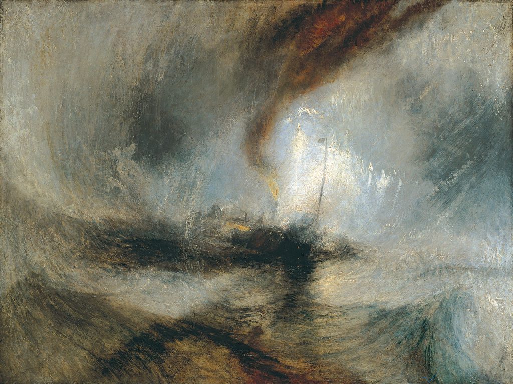 J.M.W. Turner - Tempête de neige en mer (1842)