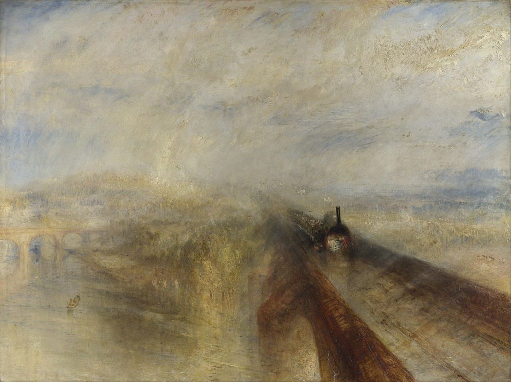 J.M.W. Turner - Pluie, Vapeur et Vitesse (1844)