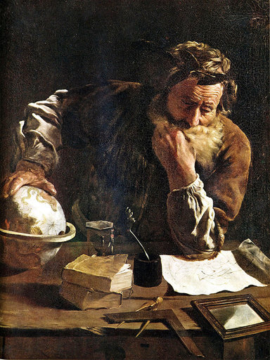 Archimède Domenico Fetti, 1620, Musée Alte Meister, Dresde