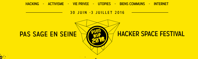 Pas Sage en Seine 2016 - Interventions sur Ethereum le 2 juillet