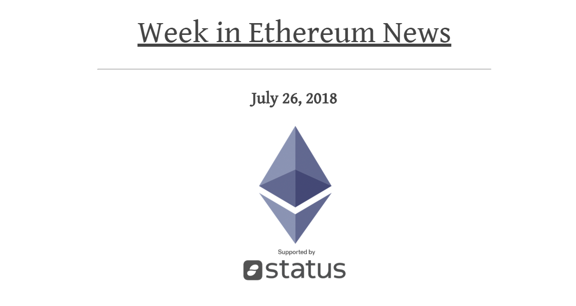 La Semaine d’Ethereum – numéro 100