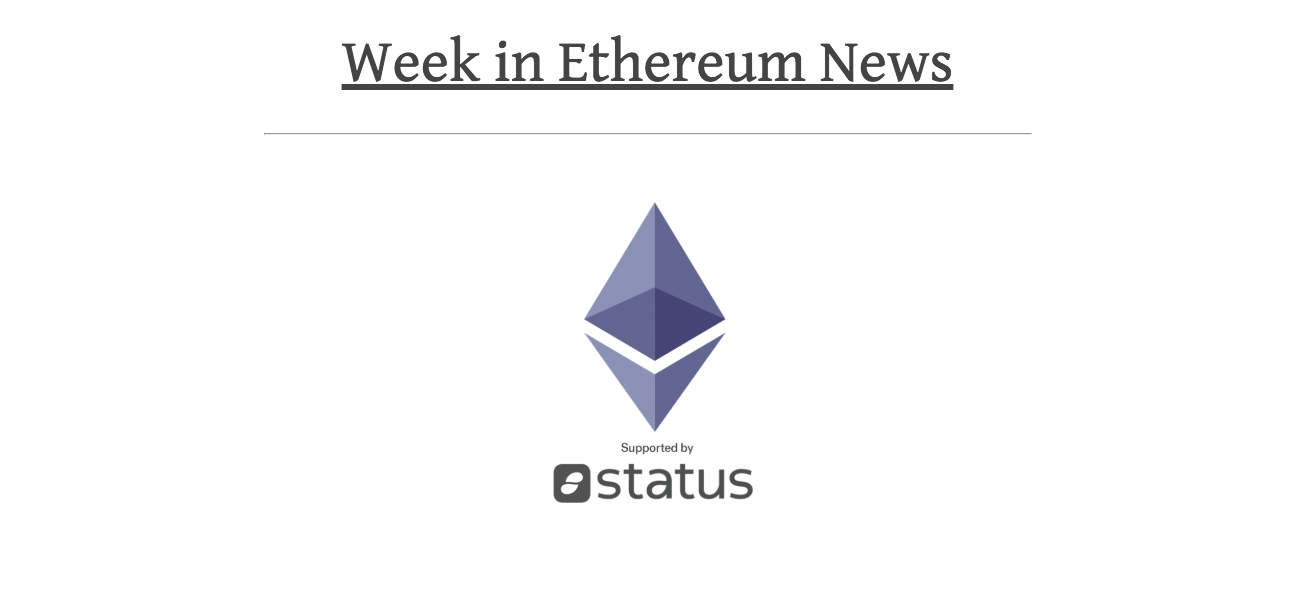 La Semaine d'Ethereum - 101