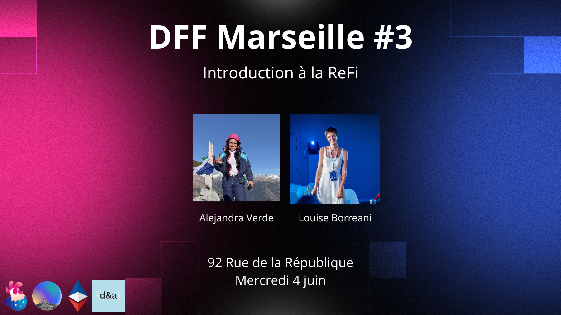 DFF Marseille #3 - Introduction à la ReFi